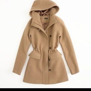 J crew wool coat size 0